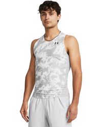 Under Armour - Heatgear® Iso-chill Printed Tank - Lyst