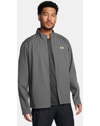 Under Armour - Launch Jacket Castlerock / Jet / Reflective - Lyst