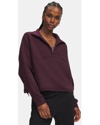 Under Armour - Unstoppable Fleece ½ Zip Ox Blood Ox Blood - Lyst