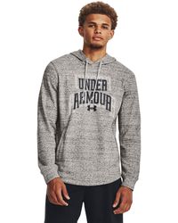Under Armour - Rival Terry Graphic Hoodie - Lyst