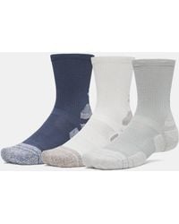 Under Armour - Performance Tech Pro 3-Pack Crew Socks Titanium Summit Clay - Lyst