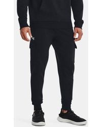 Under Armour - Rival Fleece Cargo Joggers - Lyst