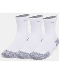 Under Armour - Ua Armourdry® Run Cushion 3-pack Mid-crew Socks - Lyst