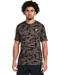 Under Armour - Maglia a maniche corte Project Rock Payoff Printed Graphic - Lyst