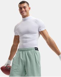 Under Armour - Heatgear Compression Mock Short Sleeve - Lyst
