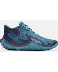 Under Armour - Jet '25 Basketball Shoes Boundless Academy Metallic Gravel - Lyst