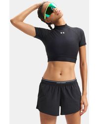Under Armour - Heatgear Crop Mock Short Sleeve Ultimate - Lyst