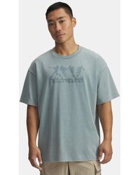 Under Armour - Athletes Heavyweight Oversized Short Sleeve Serpentine Jasper - Lyst