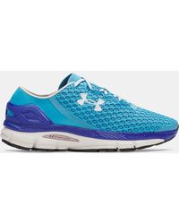 Under Armour - Speedform Gemini Uniseks Hardloopschoenen Ether Blauw Royal Halo Grijs - Lyst