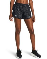 Under Armour - Fly-by Printed 3" Shorts - Lyst