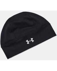 Under Armour - Velociti Storm Beanie Voor Zwart Zwart Reflecterend - Lyst