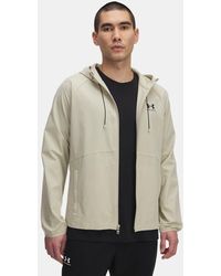 Under Armour - Vibe Woven Jacket Khaki Base - Lyst