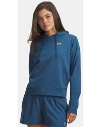 Under Armour - Sport Terry Hoodie Für Damen Wham Weiß - Lyst