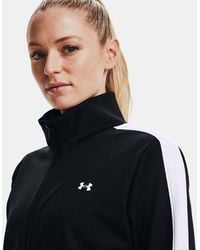 Under Armour - Survêtement En Tricot Pour Femme Blanc Blanc - Lyst