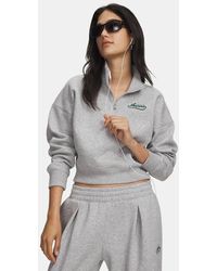 Under Armour - Ua Rival Fleece Varsity 1⁄2 Zip - Lyst