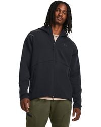 Under Armour - Maglia unstoppable fleece full zip - Lyst