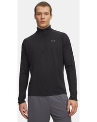 Under Armour - Half Zip Tech Sweatshirt - Lyst