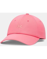 Under Armour - Blitzing Low Adjustable Hat Bittersweet Posh - Lyst