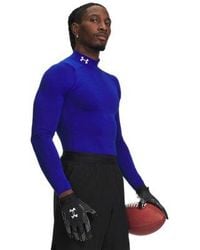 Under Armour - Coldgear Compression Mock Long Sleeve Midnight - Lyst