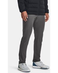 Under Armour - Coldgear Infrared Hosen, Konische Passform Für Herren Castlerock Weiß Halo - Lyst