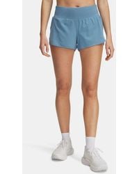 Under Armour - Pantalón Corto De 8 Cm Launch Pro Para Mujer Smoke Reflectante - Lyst