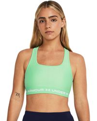 Under Armour - Armour® Mid Crossback Sports Bra - Lyst