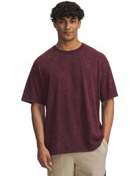 Under Armour - Heavyweight Logo Wash Oversized Short Sleeve Dark - Lyst