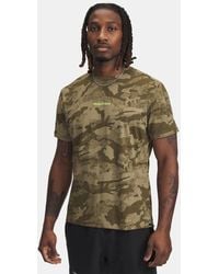 Under Armour - Project Rock Iso-Chill Short Sleeve Bayou Hyper - Lyst