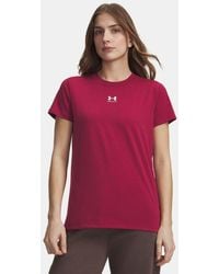 Under Armour - Rival Core Short Sleeve Atlantis - Lyst
