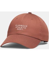 Under Armour - Essential Low Adjustable Cap Vintage Mocha Bashful - Lyst