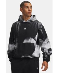 Under Armour - Icon Fleece Printed Hoodie Ultimate Reflective - Lyst