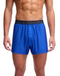 Under Armour - Performance Tech Mesh 6" 3-Pack Boxer Royal Midnight Castlerock - Lyst