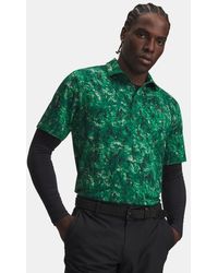Under Armour - Playoff 3.0 Printed Polo Campus Ivy - Lyst