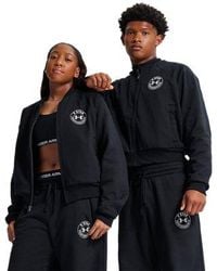 Under Armour - Ua X P-star Performance Fleece Bomber Jacket - Lyst