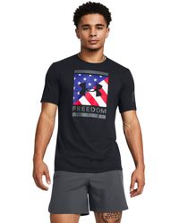 Under Armour - Ua Freedom Big Flag Logo T-shirt - Lyst