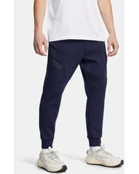 Under Armour - Unstoppable Fleece Joggers Midnight - Lyst