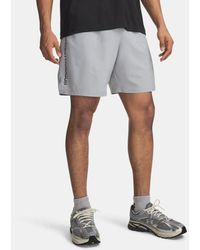 Under Armour - Tech Woven Wordmark Herenshorts Van 21 Cm Mod Grijs Zwart - Lyst