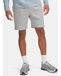 Under Armour - Icon Fleece 7.75" Shorts Mod Light Heather - Lyst