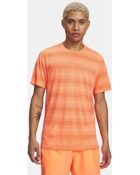 Under Armour - Velociti Short Sleeve Electric Tangerine Reflective - Lyst