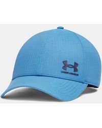 Under Armour - Cappello Armourvent Low Adjustable Da Uomo Aegean Midnight Marino - Lyst
