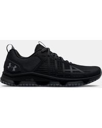 Under Armour - Scarpe Tattiche Micro G Strikefast Da Uomo Pitch Grigio - Lyst