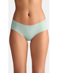 Under Armour - Ua Pure Stretch 3-pack No Show Hipster - Lyst
