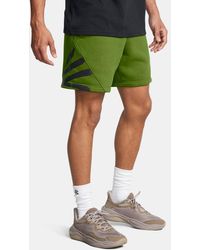 Under Armour - Curry Splash Fleece Shorts Surplus / Surplus - Lyst