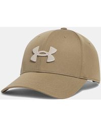 Under Armour - Gorra Ajustable Blitzing Para Hombre Blanco - Lyst