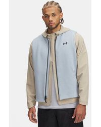 Under Armour - Unstoppable Left Chest Jacke Für Herren City Khaki Schwarz - Lyst