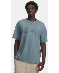 Under Armour - Heavyweight Branded Oversized Short Sleeve Jasper Serpentine - Lyst