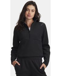 Under Armour - Parte De Arriba Con Media Cremallera Unstoppable Fleece Para Mujer - Lyst