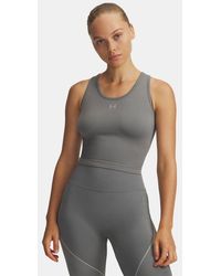 Under Armour - Vanish Seamless Tank Clay Titanium Titanium - Lyst