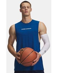 Under Armour - Camiseta De Tirantes Hoops Training Para Hombre Varsity Blanco - Lyst