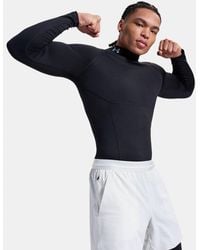 Under Armour - Coldgear Neolast Compression Mock Long Sleeve Ultimate Ultimate Reflective - Lyst